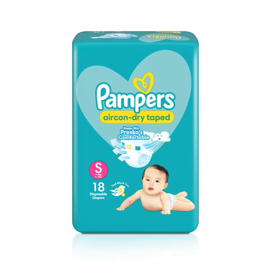 PAMPERS BABY DRY ( SMALL 18S )