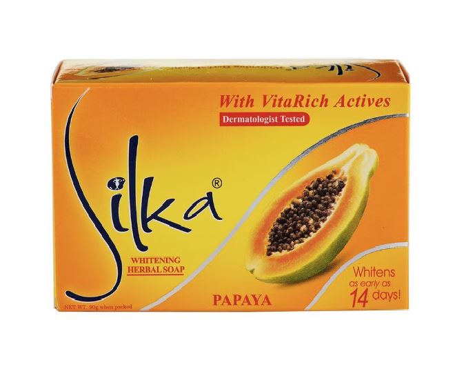 SILKA SOAP  90G-PAPAYA