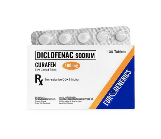 DICLOFENAC FC TAB 100MG (CURAFEN)