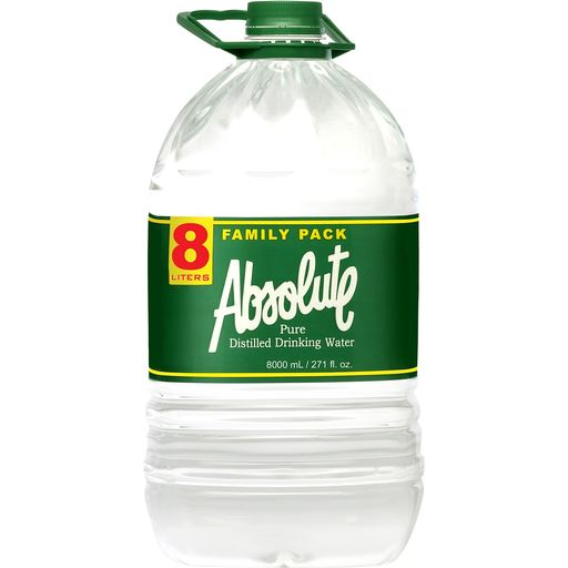 ABSOLUTE PURE DISTILLED WATER 8000ML