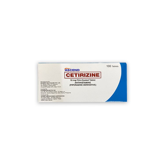 ASCEND CETIRIZINE 10MG TAB