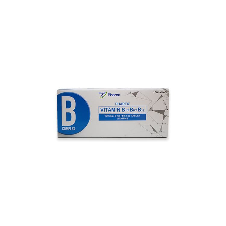 PHAREX VITAMIN B1+B6+B12 TAB