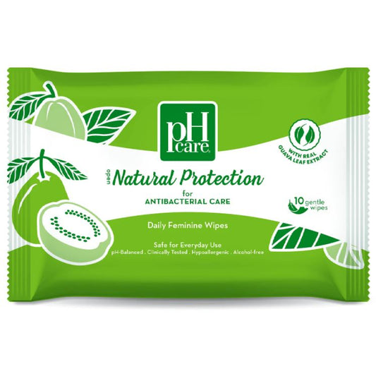 PH CARE WIPES (NATURAL PROTECTION) 10'S