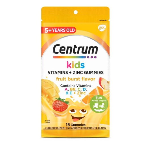 CENTRUM GUMMIES FRUIT BURST 15'S