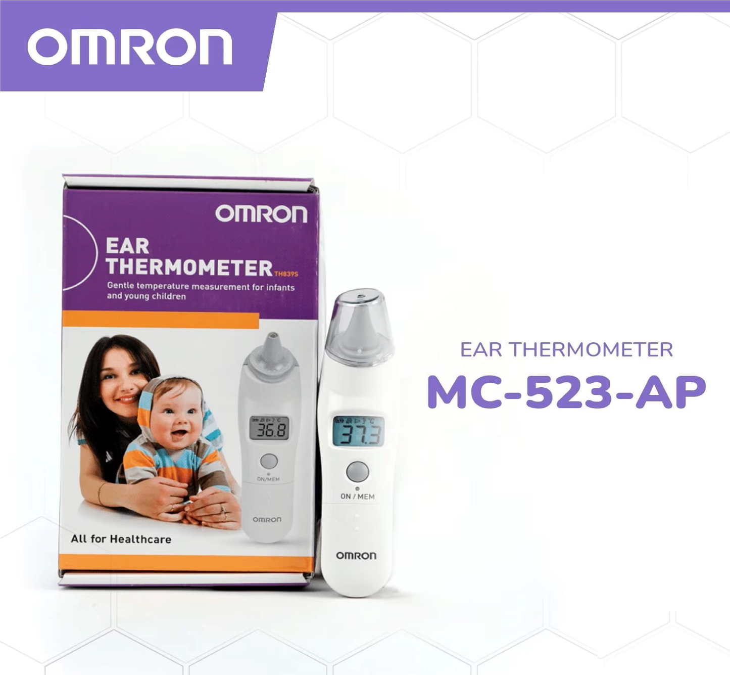 OMRON EAR THERMOMETER MC-523-AP