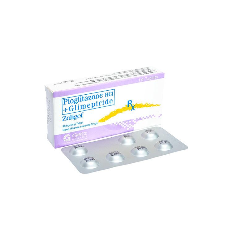 ZOLIGET TAB 30MG/2MG