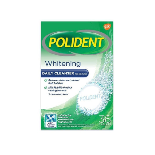 POLIDENT 3 MIN DENTURE CLEANSER 36'S