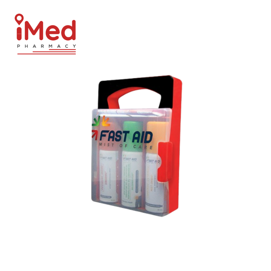 Fastat Kit FAST AID KIT (RELISPRAY PLUS, VINODINE AND MIST-DRESS) – iMed Pharmacy